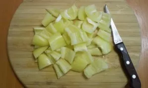 Coarsely chop.