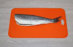 After 3 days, the herring is ready.