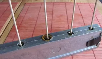 If you have large skewers or barbecue sticks at hand, they will be perfect for such sweets.