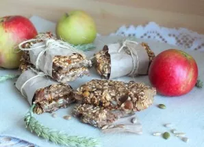 Grain bars are ready. Delicious!