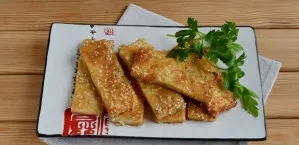 Grilled cheese not only tastes different, but also changes its texture. Be sure to try the grilled cheese too!