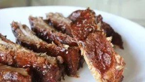 The pork ribs are ready, serve! Bon Appetit!