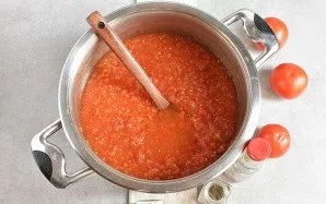 Quickly bring to a boil and cook uncovered for half an hour over low heat, just below medium. Stir occasionally. Add acetic acid and cook...