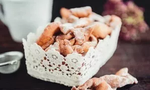 Serve with tea. Enjoy your meal!