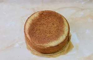 The biscuit will increase slightly in size, will be slightly elastic and will become golden in color. Remove it from the mold and cool. T...