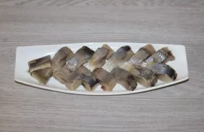 Or a piece of herring fillet.