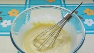 Add soft butter. Beat until smooth.