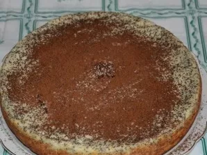 Cool the prepared casserole slightly and remove from the baking sheet.