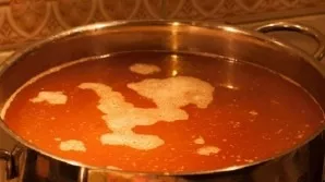 The resulting liquid is bottled, but again we do not pour it to the very top. You can put a few raisins in each bottle. We put it in the ...