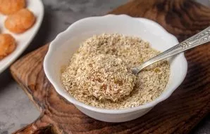 Then roll in breadcrumbs.