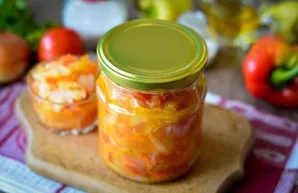 Salad yield - 2 cans of 0.450 liters each. Delicious!