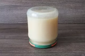 Turn the jar over, cover with a blanket and let cool so completely. Then store in a cool place.