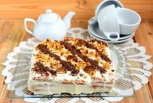 Serve chilled  the cake just melts in your mouth!