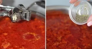 Add salt, pepper, sugar and garlic to taste. Cook for another 7-10 minutes until the potatoes are cooked. Then remove from heat, cover an...