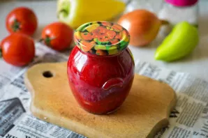 Salad yield - 2 jars of 450-500 grams each. Delicious!