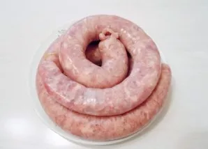 This is what the finished sausages look like.