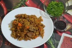 Georgian pilaf