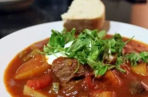 Goulash in the boiler