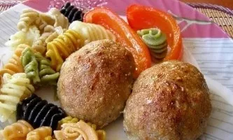 Cutlets with oatmeal