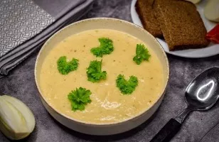 Lentil soup with bacon