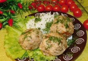 Meatballs with mushrooms