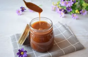 Homemade caramel