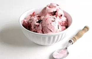 Homemade ice cream