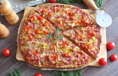 Whole wheat pizza without yeast