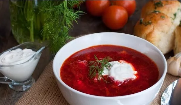 The most delicious borscht