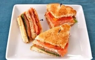 Salmon sandwich