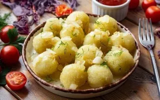 Grated potato dumplings