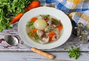 Chicken stomach broth